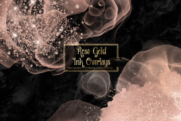 Download Rose Gold Ink Overlays - Premium Resources