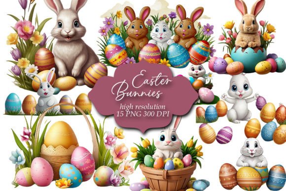 Download Easter Clipart, Easter Bunnies Clip Art - Clip art Collection