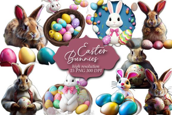 Download Easter Clipart, Easter Bunnies Clip Art - Clip art Collection