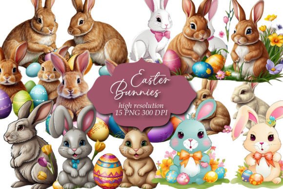 Download Easter Clipart, Easter Bunnies Clip Art - Clip art Collection