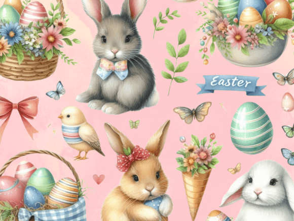 Download Easter Clipart, Easter Bunnies Clip Art - Clip art Collection
