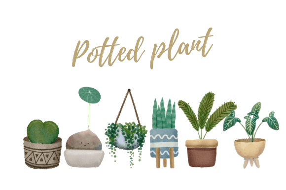Download Potted Plant Watercolor - Potted plant watercolor Collection