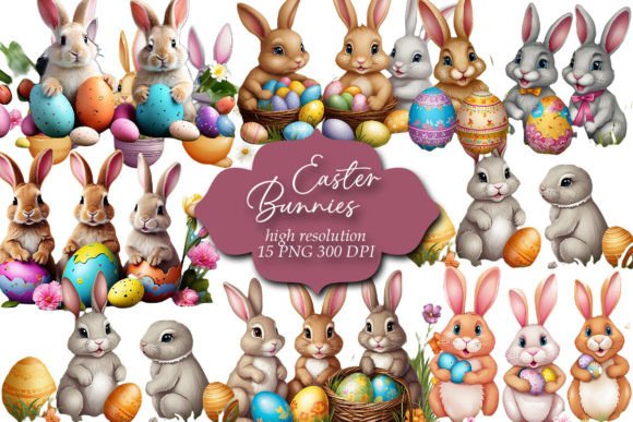 Download Easter Clipart, Easter Bunnies Clip Art - Clip art Collection
