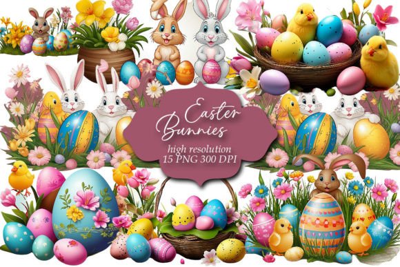 Download Easter Clipart, Easter Bunnies Clip Art - Clip art Collection